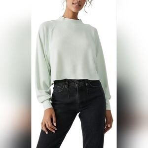 Free People Light Green Sweater